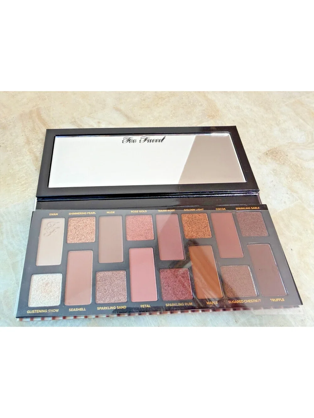 NIB Too Faced Born This Way Shadow Palette 16 Shades